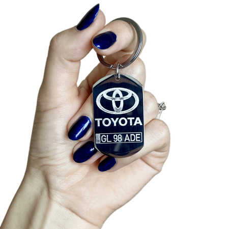 Breloc personalizat gravat TOYOTA [1]