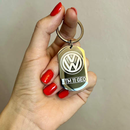 Breloc personalizat gravat VW [2]