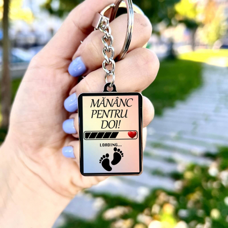Dupa varsta - Breloc personalizat gravide