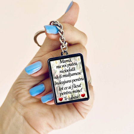 Cadouri pentru mama personalizate - Breloc personalizat pentru mame