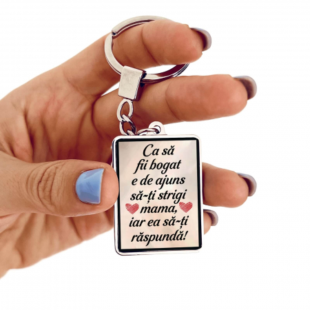 Cadouri pentru mama personalizate - Breloc personalizata -mama