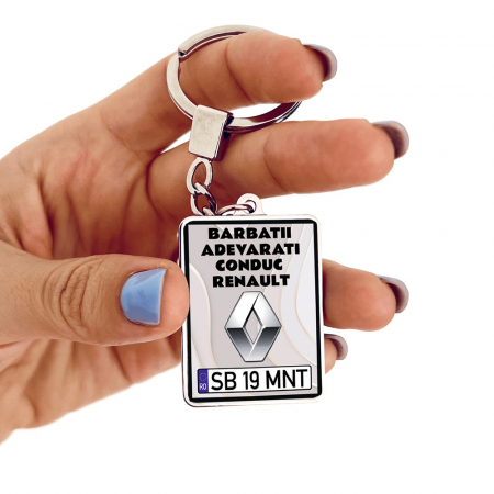 Breloc personalizat auto - Breloc RENAULT Personalizat – Barbatii adevarati