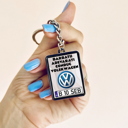 Breloc cheie auto - Breloc VW Personalizat -Barbatii adevarati