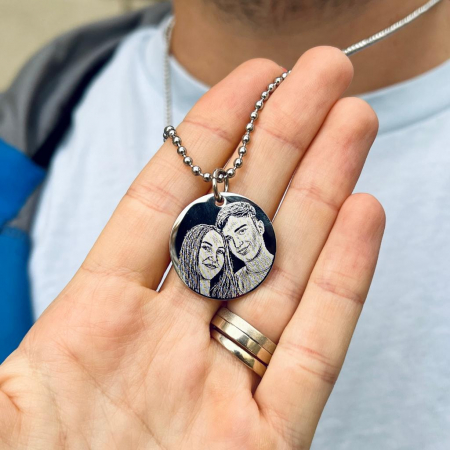 ⭐TOP REDUCERI⭐ - Lantisor personalizat cu banut (inox)