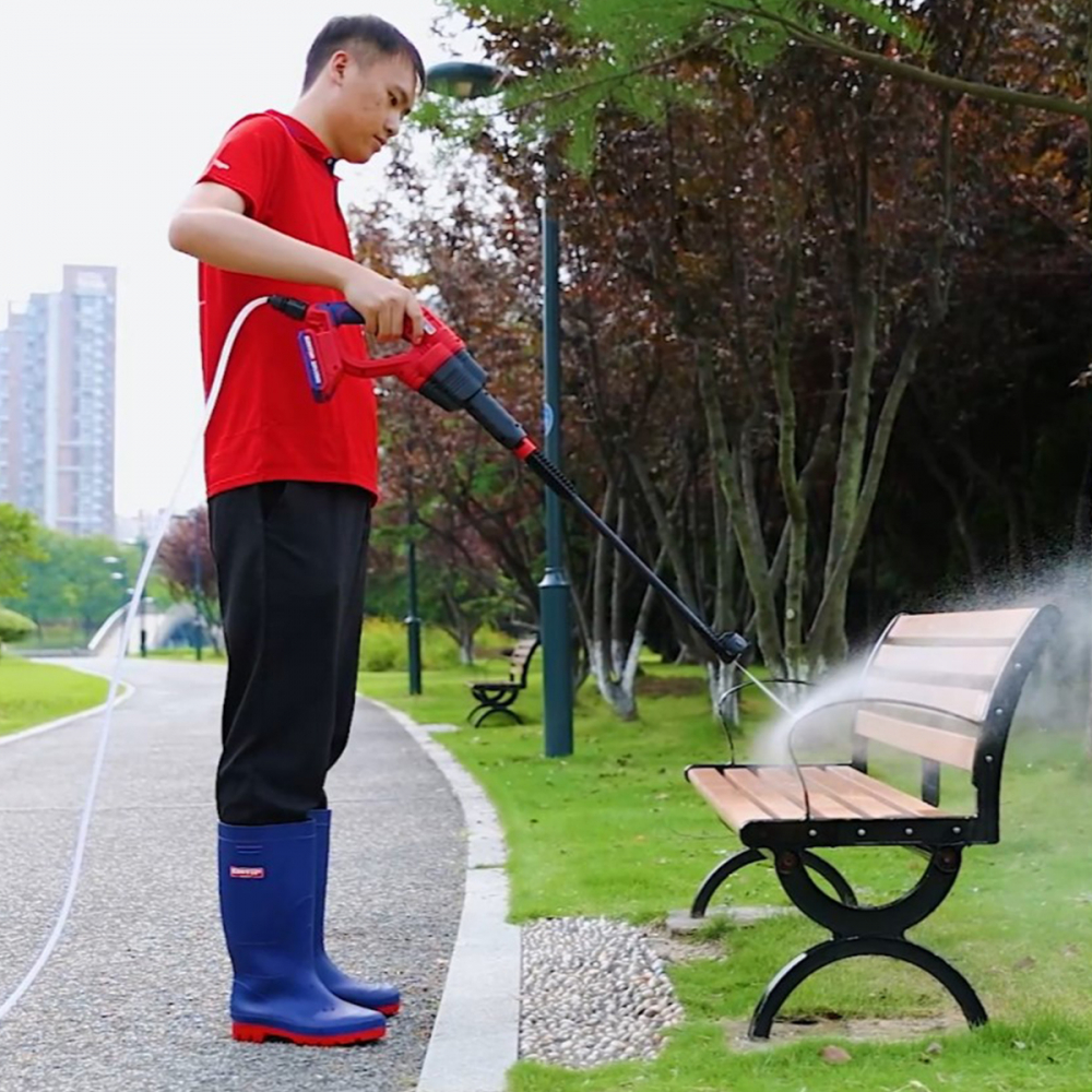 Aparat de spalat cu presiune fara incarcator si acumulator, 24 bari, 6 capete, geanta inclusa - ELPW2025012, EMTOP [12]