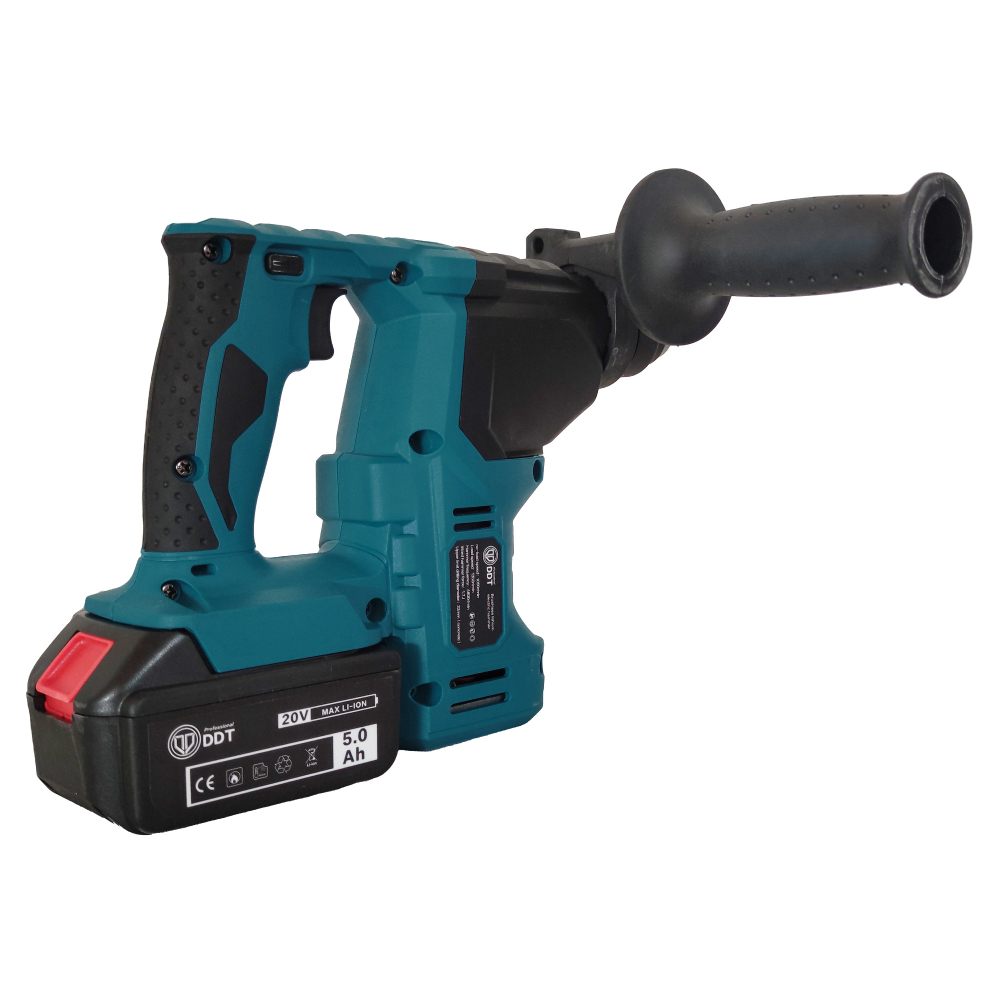Ciocan rotopercutor cu acumulator , DDT-Brushless , 20 V , 5 Ah , 1350 Rpm , 4800 Bpm , 1.7 J , 22 mm , Albastru [5]