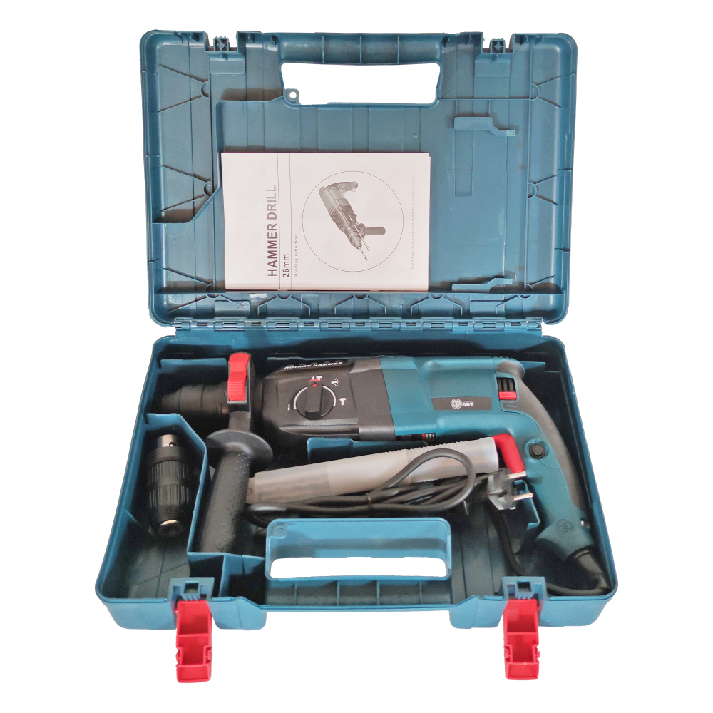 Ciocan rotopercutor electric cu 2 mandrine, DDT , 1100 W , 26 mm , 900 Rpm [4]