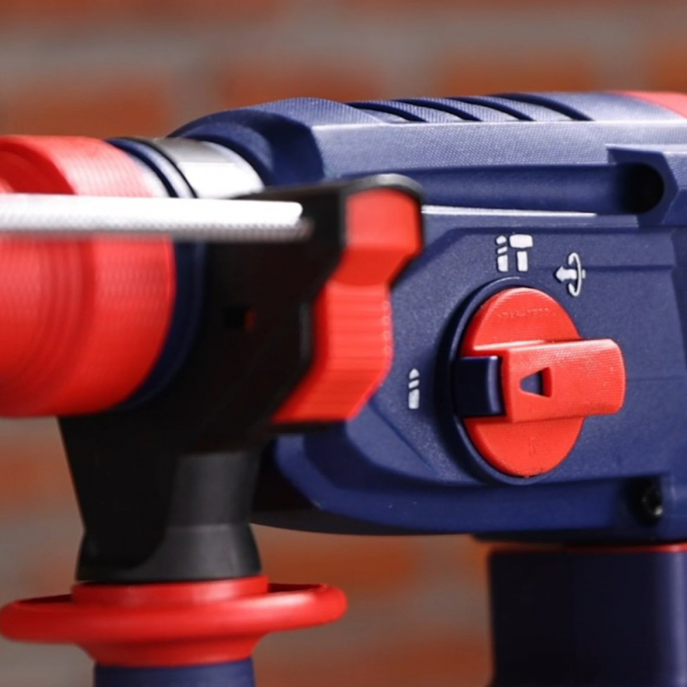 Ciocan rotopercutor fara acumulator si incarcator, 26mm, 4 accesorii - ELRH20228, EMTOP [15]