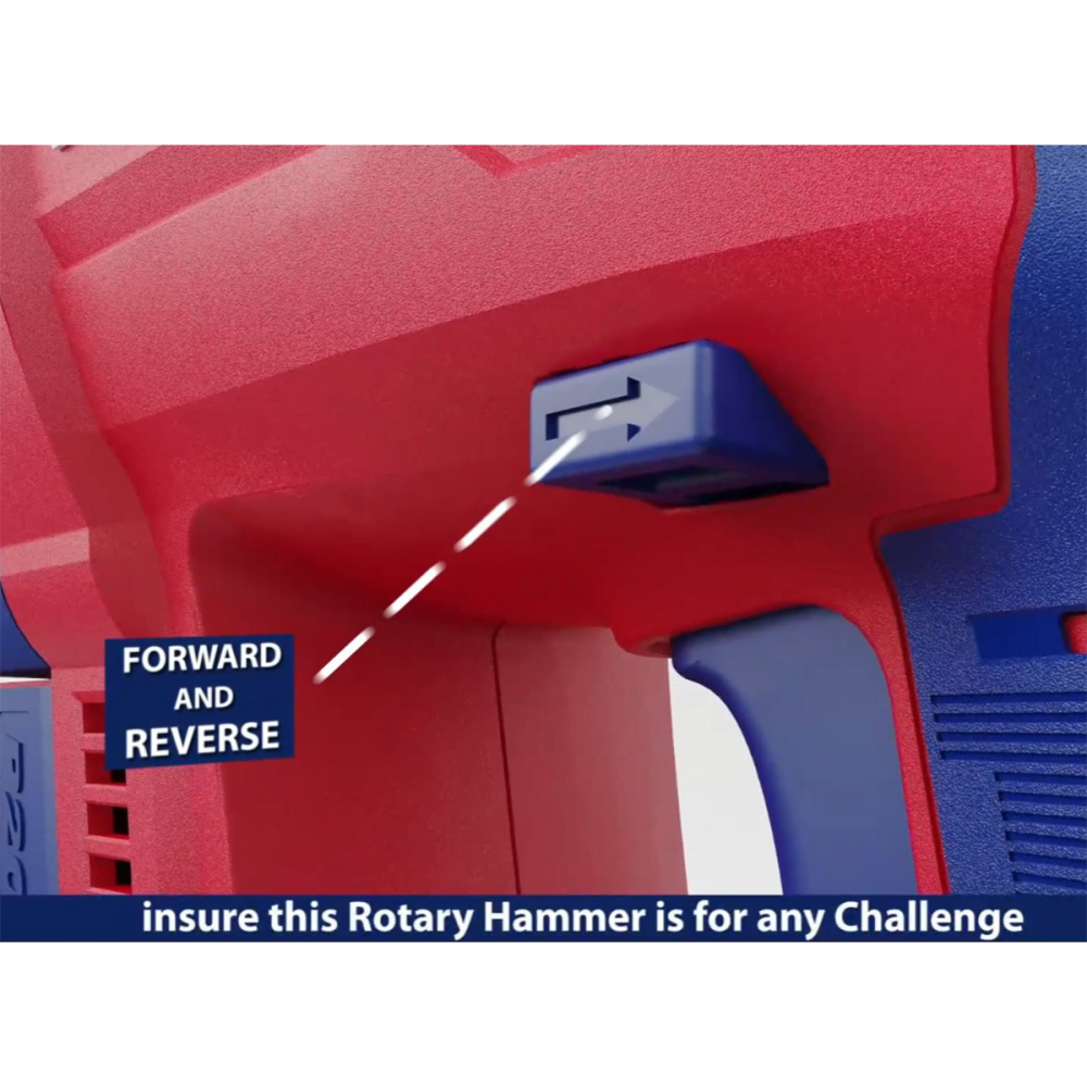 Ciocan rotopercutor fara acumulator si incarcator, 26mm, 4 accesorii - ELRH20228, EMTOP [9]