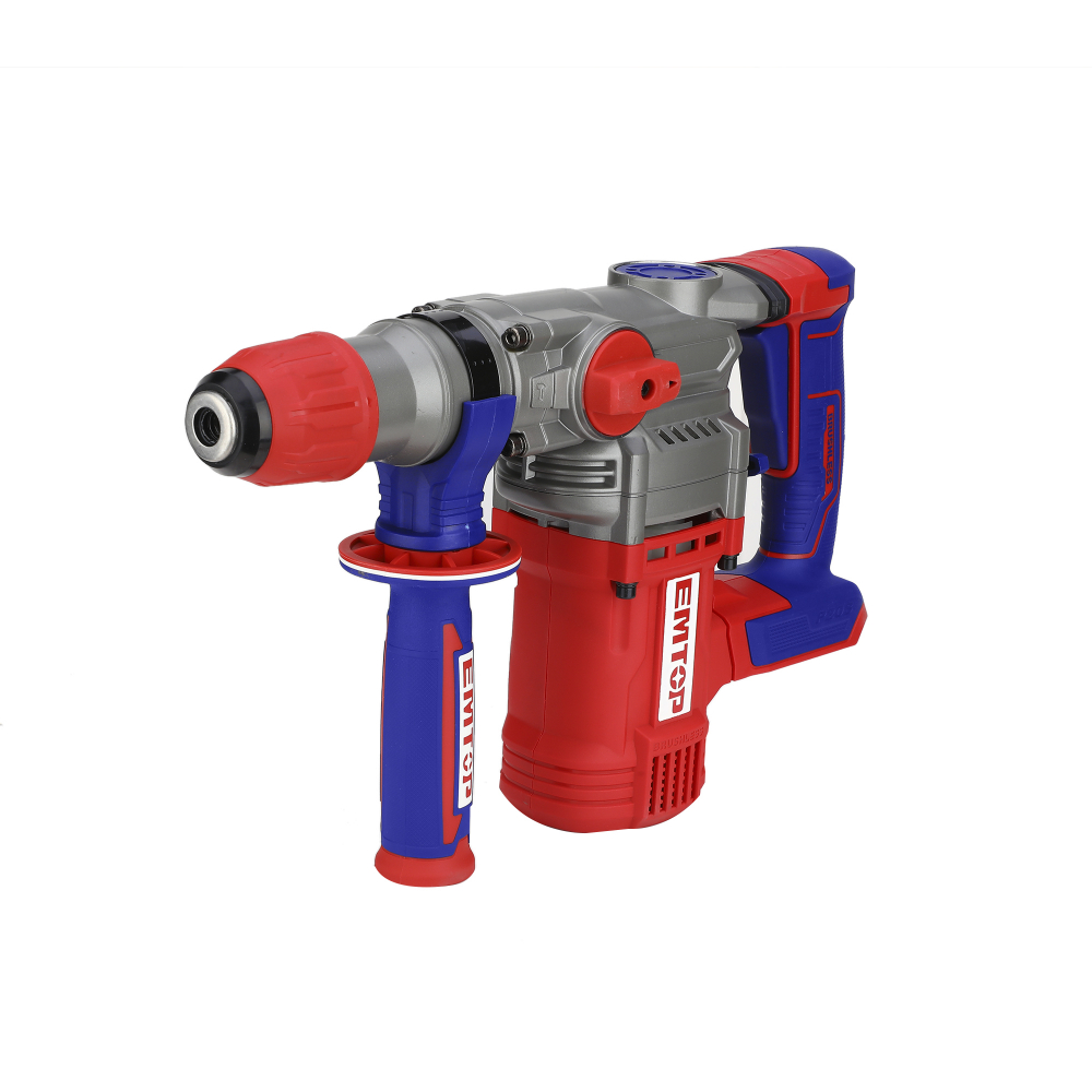 Ciocan rotopercutor fara acumulator si incarcator, 28mm, 4 accesorii - ELRH20288, EMTOP [2]