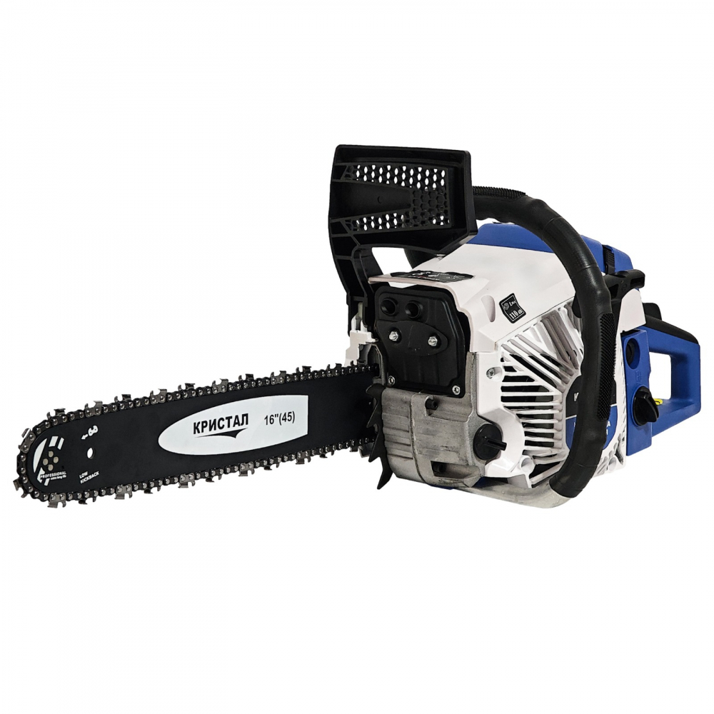 Drujba pe benzina DDT KRISTAL, motor 2 Timpi , 2 lame + 2 lanturi, 7 Cp, 58 cmc, lama 50 cm , demaror din magneziu [2]