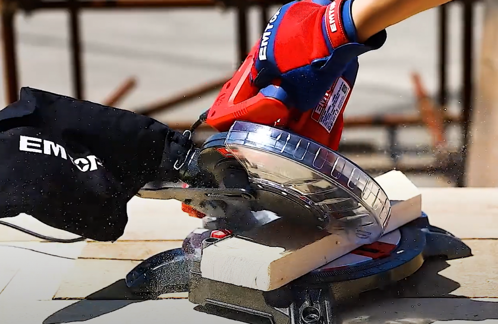 Fierastrau circular electric de banc, unghi reglabil  0-45 - EMSW14001, EMTOP [5]