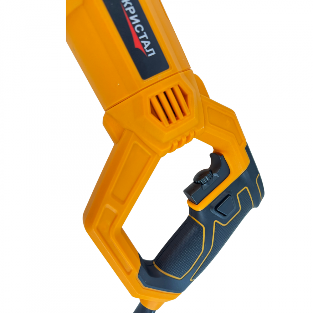 Fierastrau pendular tip sabie DDT CRISTAL, Adancime de Taiere 200 mm Lemn, 8mm Otel, 12mm Aluminiu, 900 W, Viteza Variabila  3000 rpm, GALBEN [4]