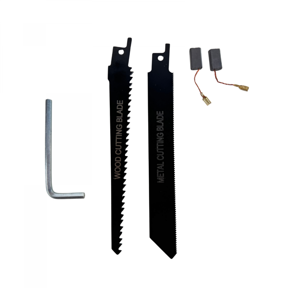 Fierastrau pendular tip sabie DDT CRISTAL, Adancime de Taiere 200 mm Lemn, 8mm Otel, 12mm Aluminiu, 900 W, Viteza Variabila  3000 rpm, ROSU [8]