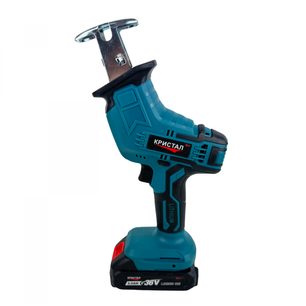 Fierastrau tip sabie cu acumulator DDT CRISTAL 36V, Viteza Variabila , Adancime de Taiere 115mm Lemn, 8mm Otel, 12mm Aluminiu, 2 baterii + încarcator, valiza de transport [3]