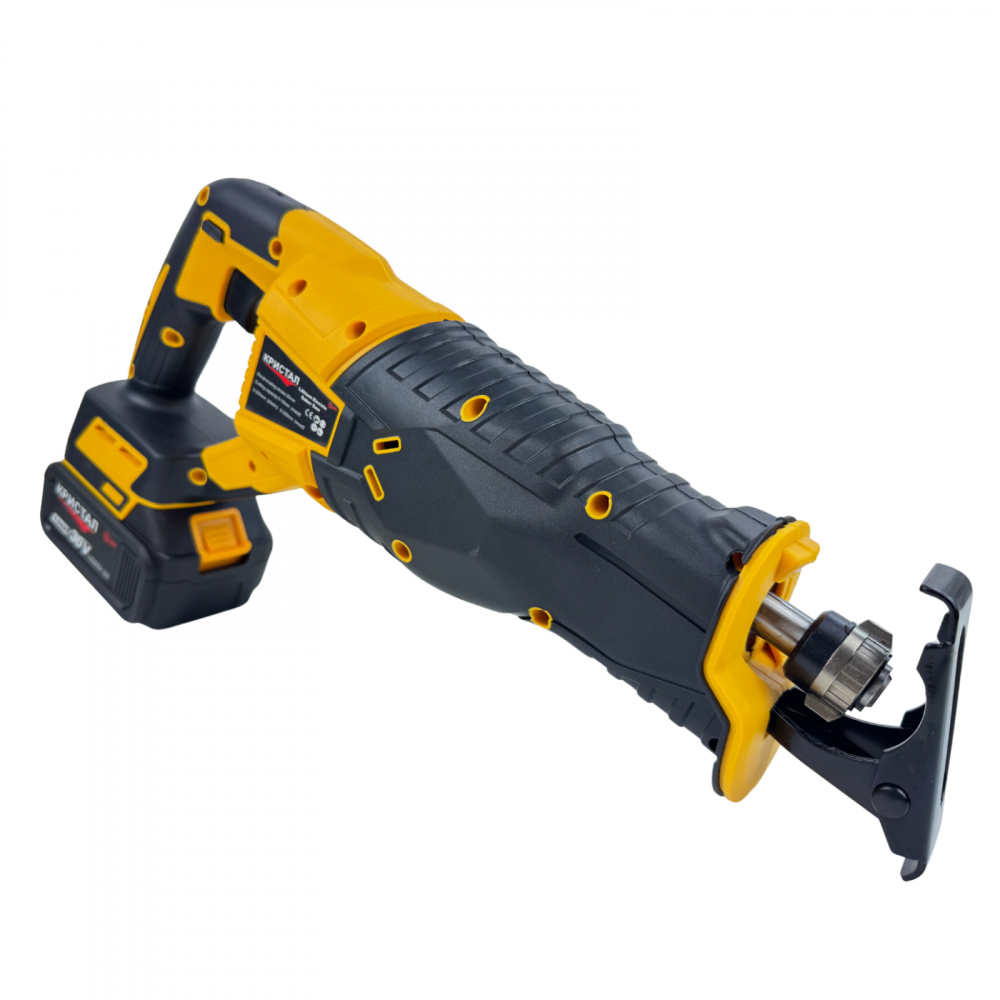 Fierastrau tip sabie cu acumulator DDT CRISTAL, 36V, Viteza Variabila, Adancime de Taiere 115mm Lemn, 8mm Otel, 12mm Aluminiu, 2x baterii 4.0Ah, încarcator + 4 panze diferite incluse [5]