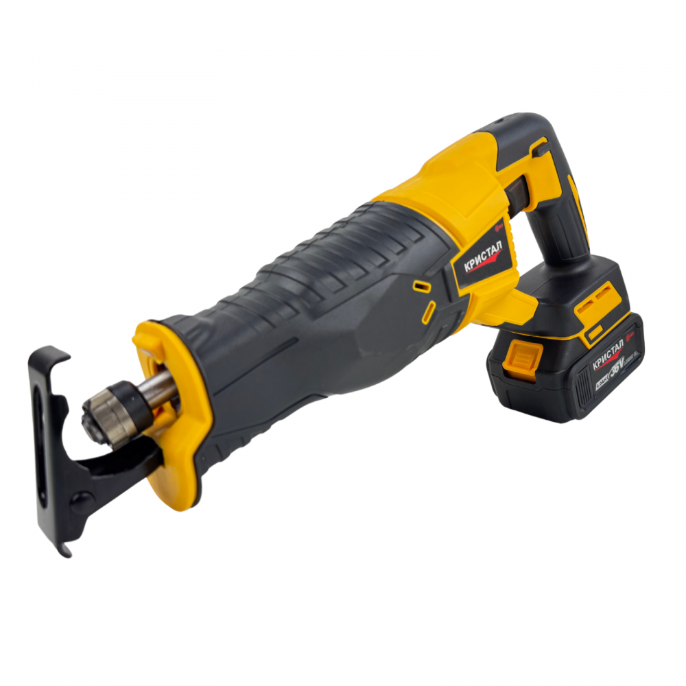 Fierastrau tip sabie cu acumulator DDT CRISTAL, 36V, Viteza Variabila, Adancime de Taiere 115mm Lemn, 8mm Otel, 12mm Aluminiu, 2x baterii 4.0Ah, încarcator + 4 panze diferite incluse [4]