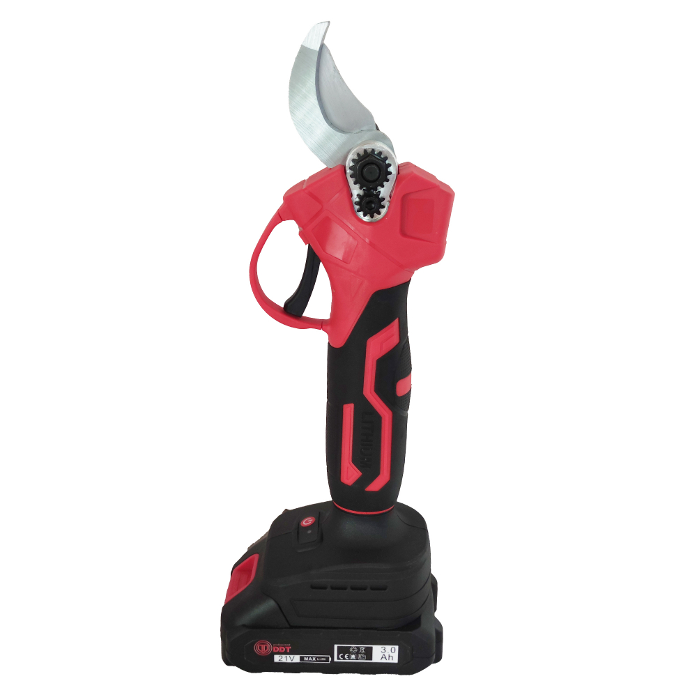 Foarfeca cu acumulator , vita de vie si crengi , 21 V , 3 Ah , Rosie [4]