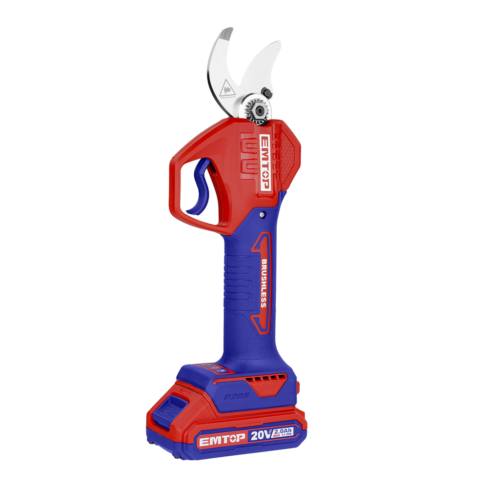 Foarfeca dreapta cu 1 acumulator 2.0AH, 20-30mm, cutie de transport - ELSL203051, EMTOP [8]
