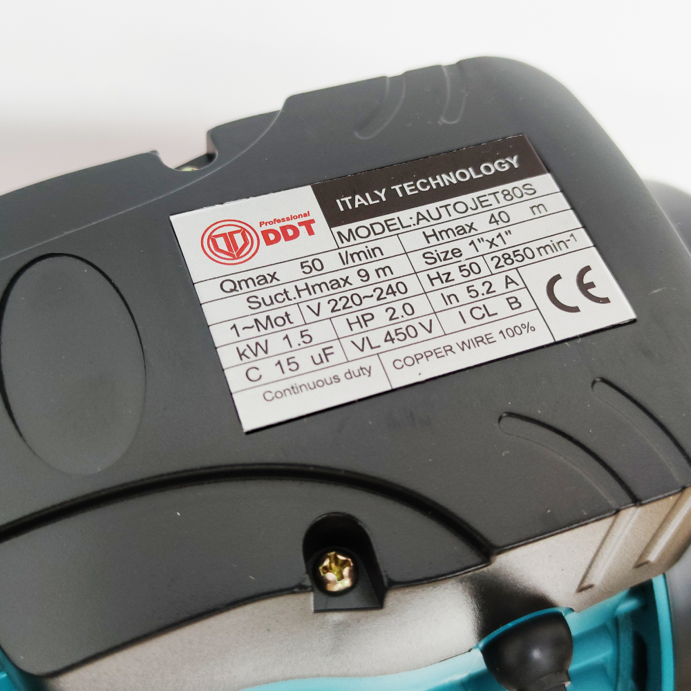 Hidrofor 24 Litri, DDT, AutoJet80S, 1500 W, 3 mc/h, 50 m refulare [8]