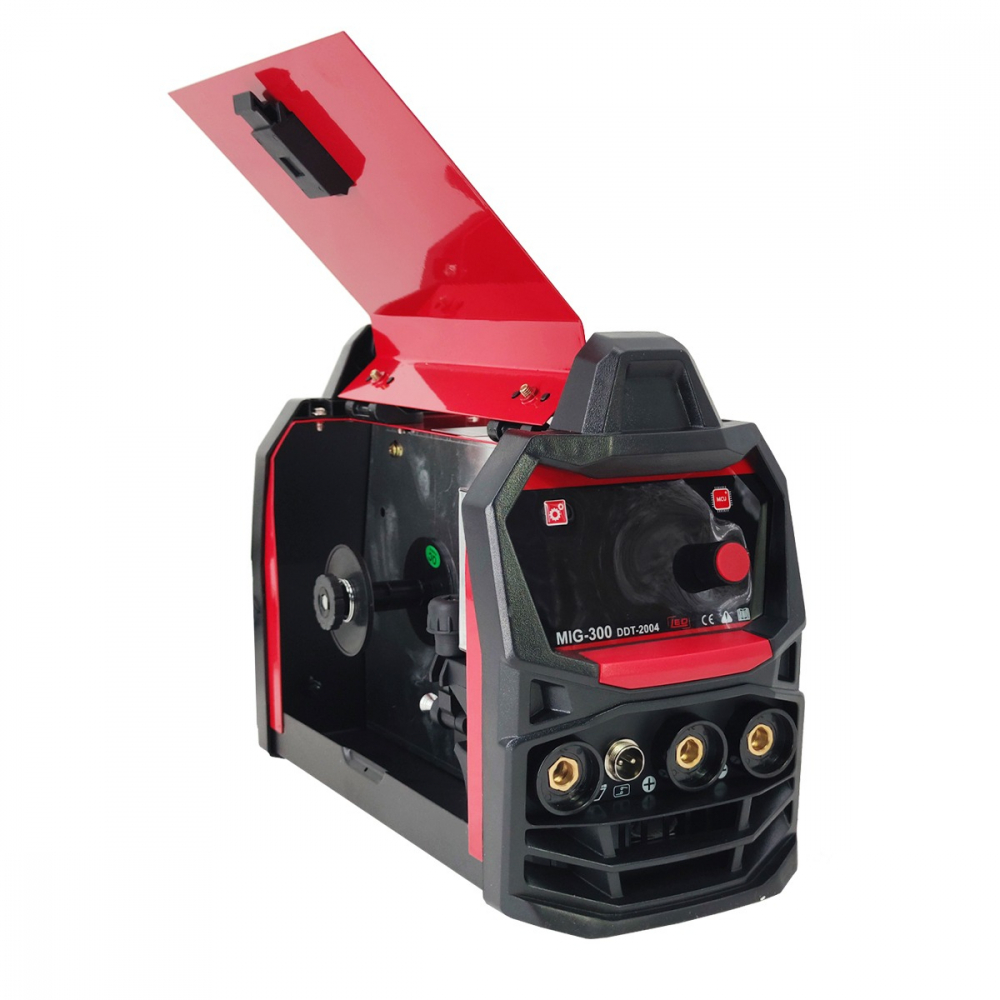 Invertor/Aparat de sudura MIG/MMA DDT PROFESIONAL cu Electrozi si Sarma, 220 V, 300A + 3 Role Sarma 0.8-1.0 mm [2]