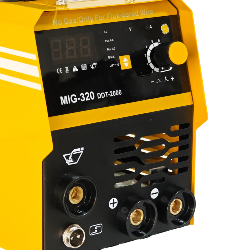 Invertor/Aparat de sudura MIG/MMA DDT PROFESIONAL cu Electrozi si Sarma, 220 V, 320A [7]