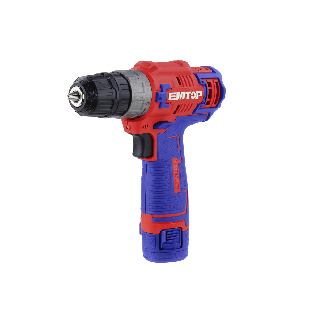 Masina de gaurit si insurubat cu impact, cu 1 baterie 1.5Ah, incarcare prin cablu tip C, 20Nm, fara incarcator - ECDL12510, EMTOP [3]