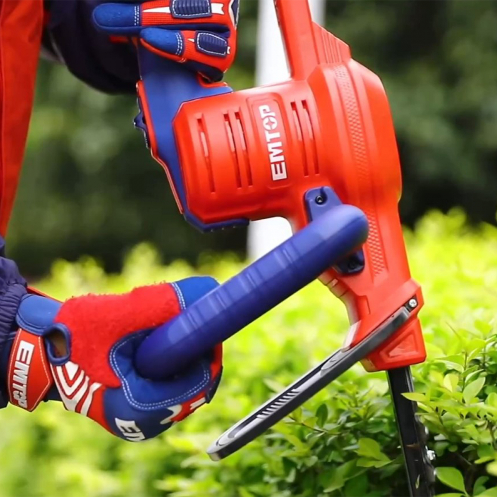 Masina de tuns gard viu si pomi fara acumulator si incarcator, lama 460mm - ELHT20018, EMTOP [8]