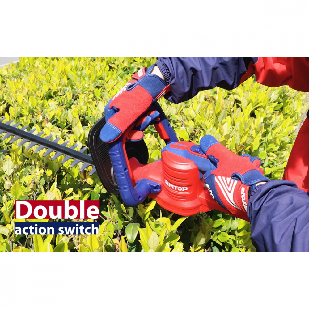 Masina de tuns gard viu si pomi fara acumulator si incarcator, lama 460mm - ELHT20018, EMTOP [11]