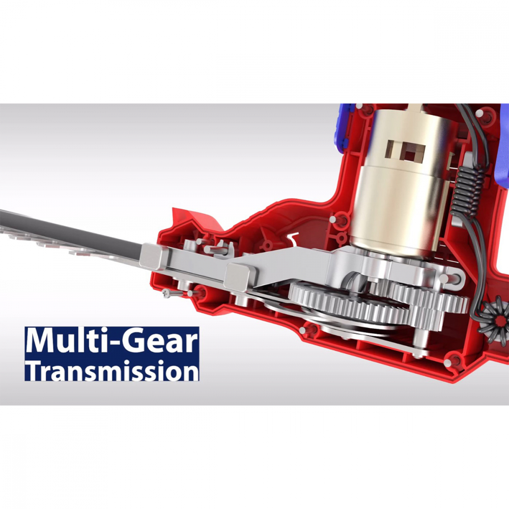 Masina de tuns gard viu si pomi fara acumulator si incarcator, lama 460mm - ELHT20018, EMTOP [7]