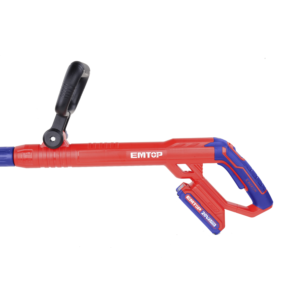 Motocoasa electrica/Trimmer fara acumulator si incarcator, maner reglabil, 300mm - ELGT20018, EMTOP [4]