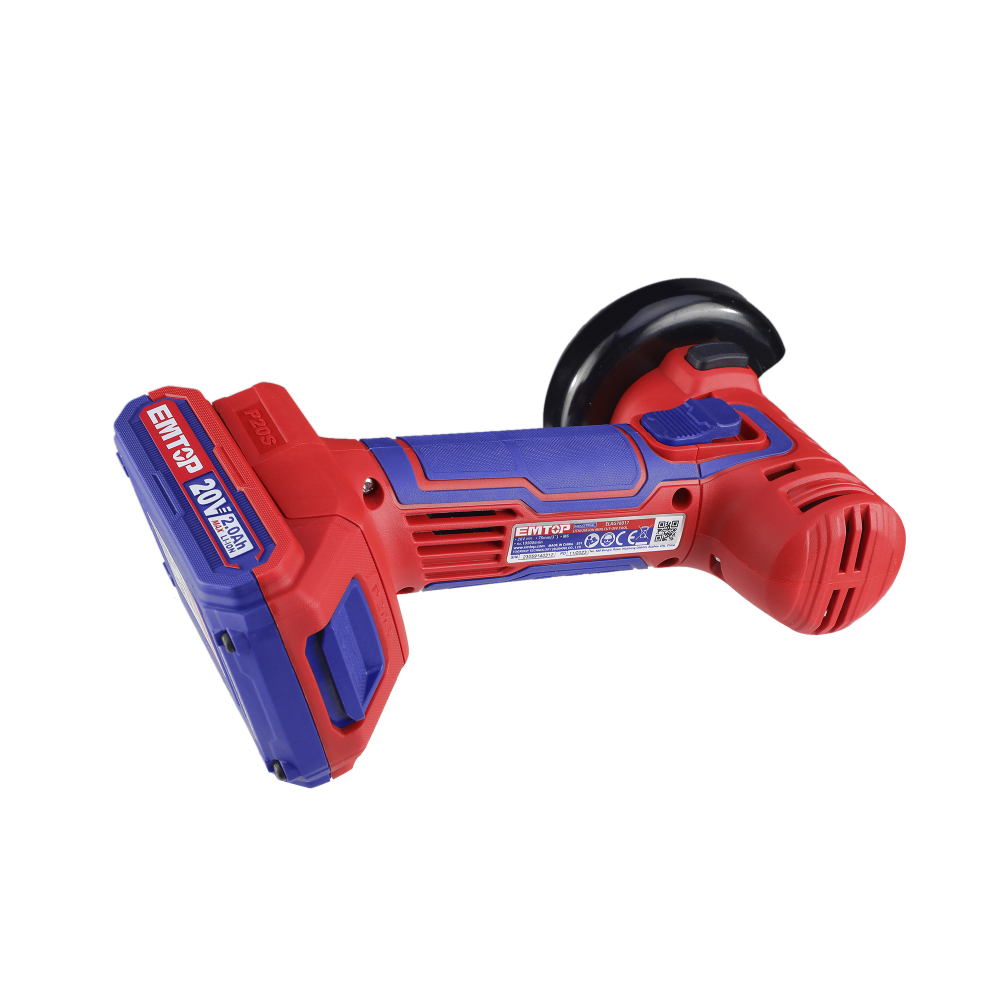 Mini polizor unghiular fara acumulator si incarcator, 76mm, 7 discuri incluse - ELAG7601, EMTOP [4]