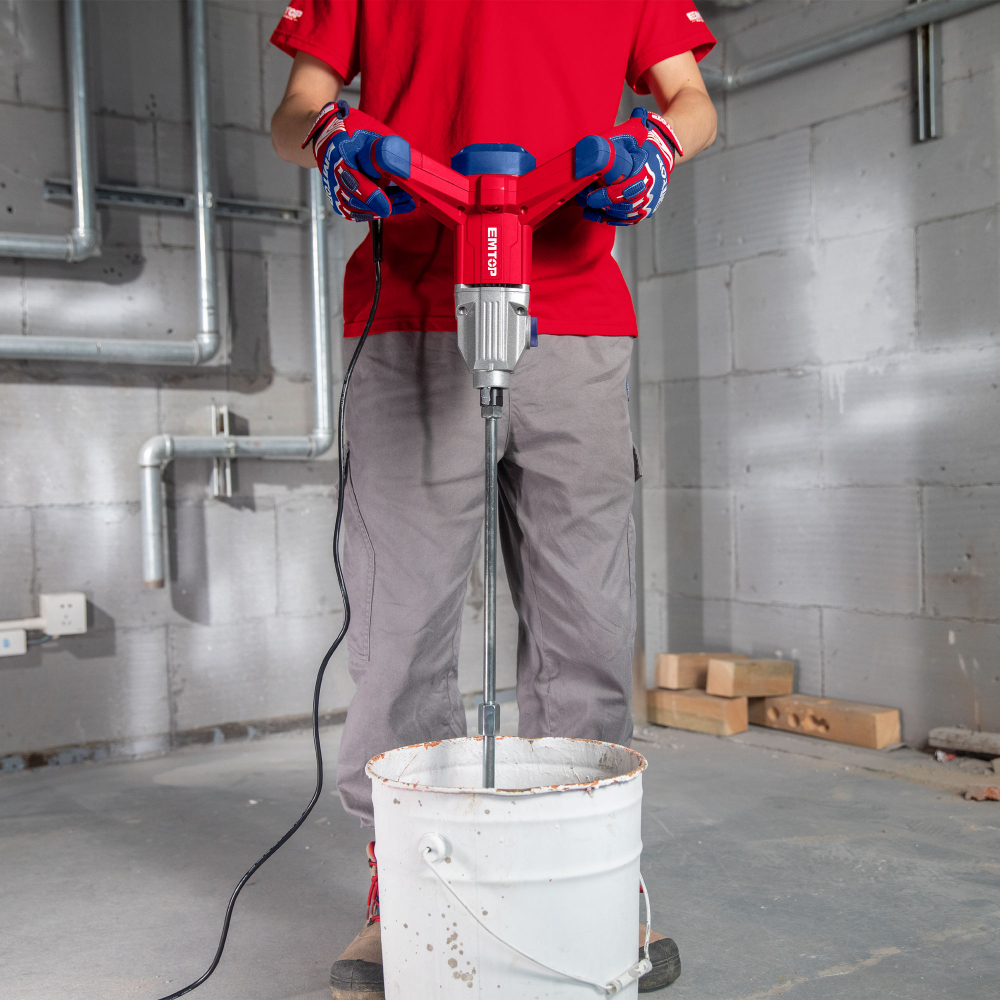 Mixer electric 1400W, cutie viteze din aluminiu, set extra perii motor, tel inclus - EMXR14001, EMTOP [2]