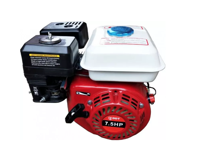 Motor pe benzina cu fulie dubla DDT-005, 7.5 CP, 200 CC, 3600 RPM, 1 cilindru, 3.6 l capacitate rezervor [3]