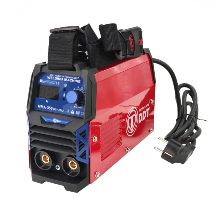 Pachet promo Aparat de sudura DDT PROFESSIONAL DDT-2002 , MMA 350A, afisaj electronic LCD, Invertor, tehnologie inalta + Masca Sudura Automata cu Reglaj si Cristale [2]