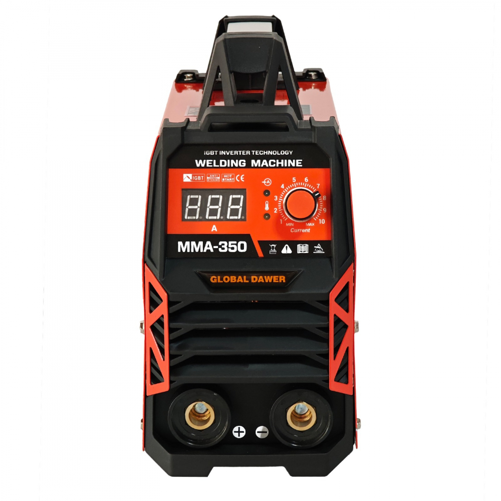 Pachet promo Aparat de Sudura tip Invertor, Dawer, MMA 350 , 350 A, accesorii incluse + Masca Sudura Automata cu Reglaj si Cristale [10]