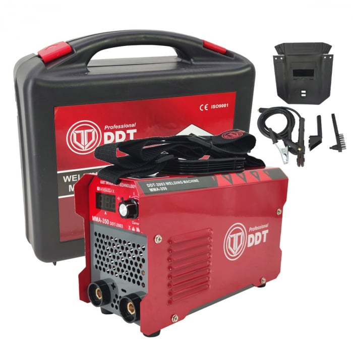 Pachet promo Aparat de sudura tip invertor, DDT PROFESSIONAL DDT-2003, MMA 350A, afisaj electronic LCD + Masca Sudura Automata cu Reglaj si Cristale [2]