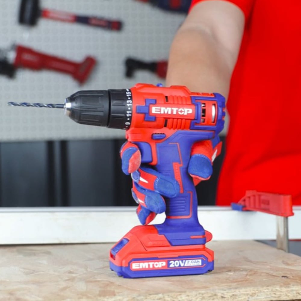 Pachet promo Fierastrau circular, unghi taiere reglabil, 185mm + Masina de gaurit si insurubat + 2 acumulatori 2.0AH + incarcator [11]