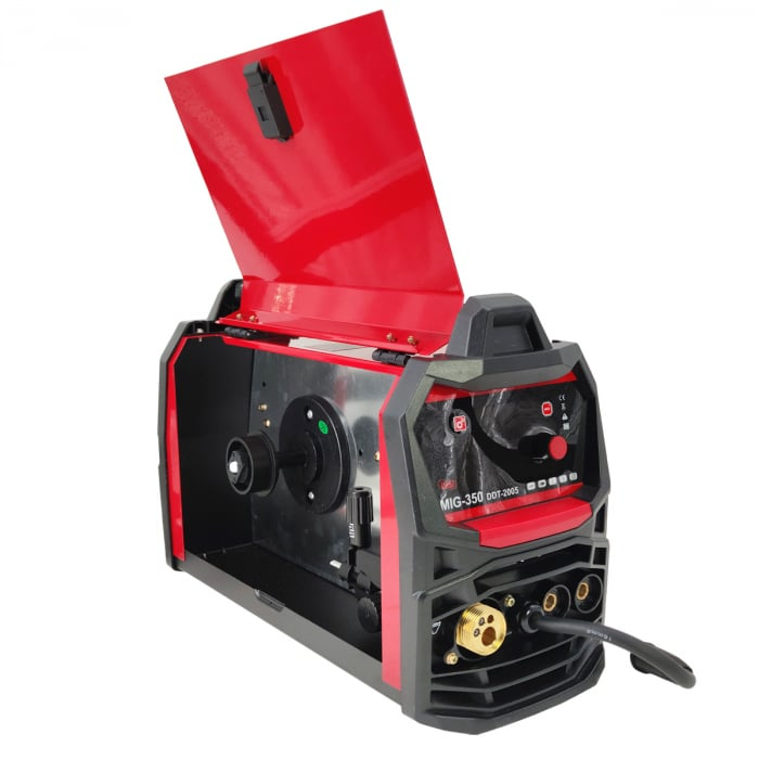 Pachet promo Invertor/Aparat de sudura, DDT-2005, cu rola sarma si electrod/gaz, MIG/MMA DDT PROFESSIONAL, 350, Sarma de sudura + Masca de sudura cu cristale [3]