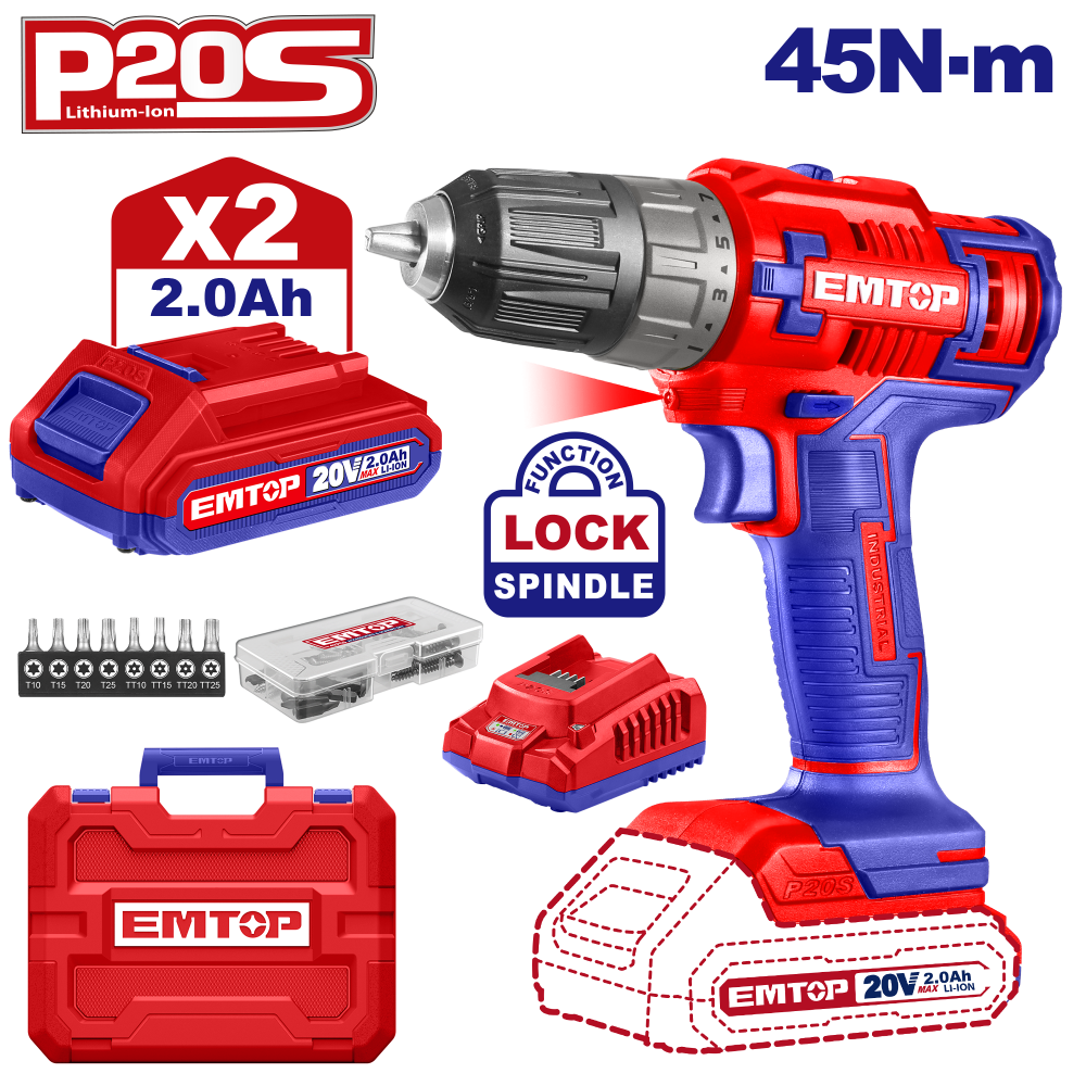 Pachet promo Mini polizor unghiular, 76mm, 7 discuri incluse + Masina de gaurit si insurubat + 2 acumulatori 2.0AH [4]