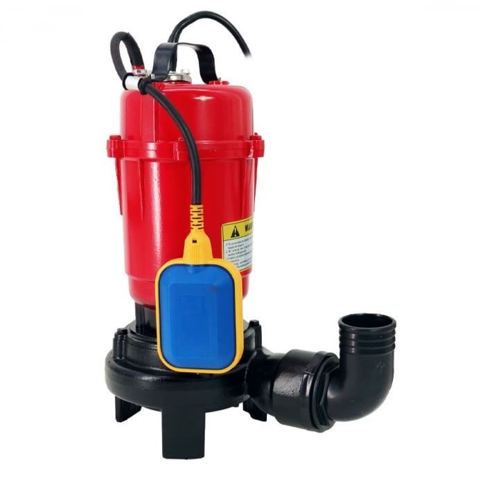 Pachet promo Pompa apa murdara (WC, fosa, hazna), cu Cutit Tocator si Plutitor, DDT, WQCD-2-3.0, 3000W + Furtunul de pompier 2'' 20 m, 8 bari, cu cuple [8]