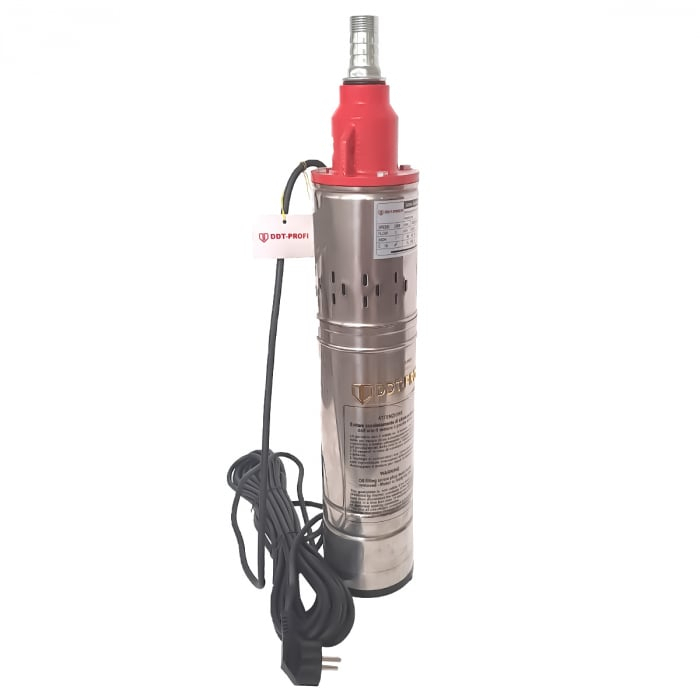 Pachet promo Pompa submersibila, Bobinaj 100% cupru, DDT-PROFI, QGD120-1.2 , 1.2 kW, Inox + Fonta, 3 m³/h, 120 m + Prescontrol LS6 [4]