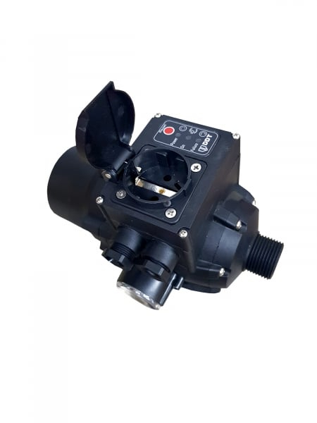 Pachet promo Pompa submersibila de adancime, DDT, QJD2-8, 1100 W, 8 turbine, Inox + Presostat electronic automat DDT, LS-4 [7]