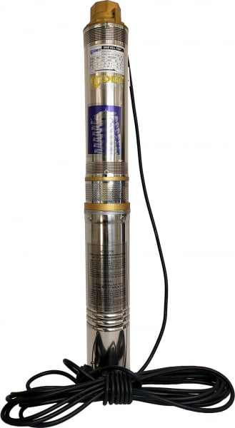 Pachet promo Pompa submersibila de adancime, DDT, QJD2-8, 1100 W, 8 turbine, Inox + Presostat electronic automat DDT, LS-4 [4]