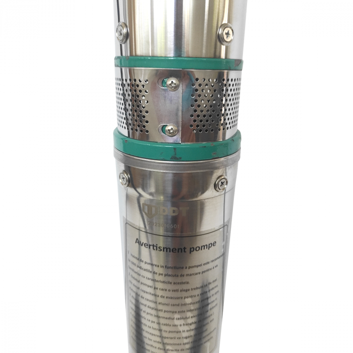 Pachet promo Pompa submersibila de mare adancime, DDT, QJD120-1.5, 1500 W, Inox, 8 + Presostat electronic automat DDT LS6, 1.1kW [5]