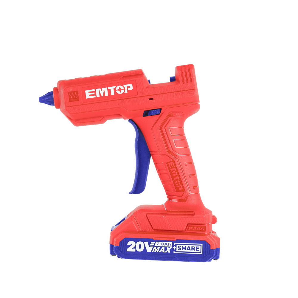 Pistol de lipit fara incarcator si acumulator, 11mm, 3buc clei 150mm - ELGG2002, EMTOP [2]