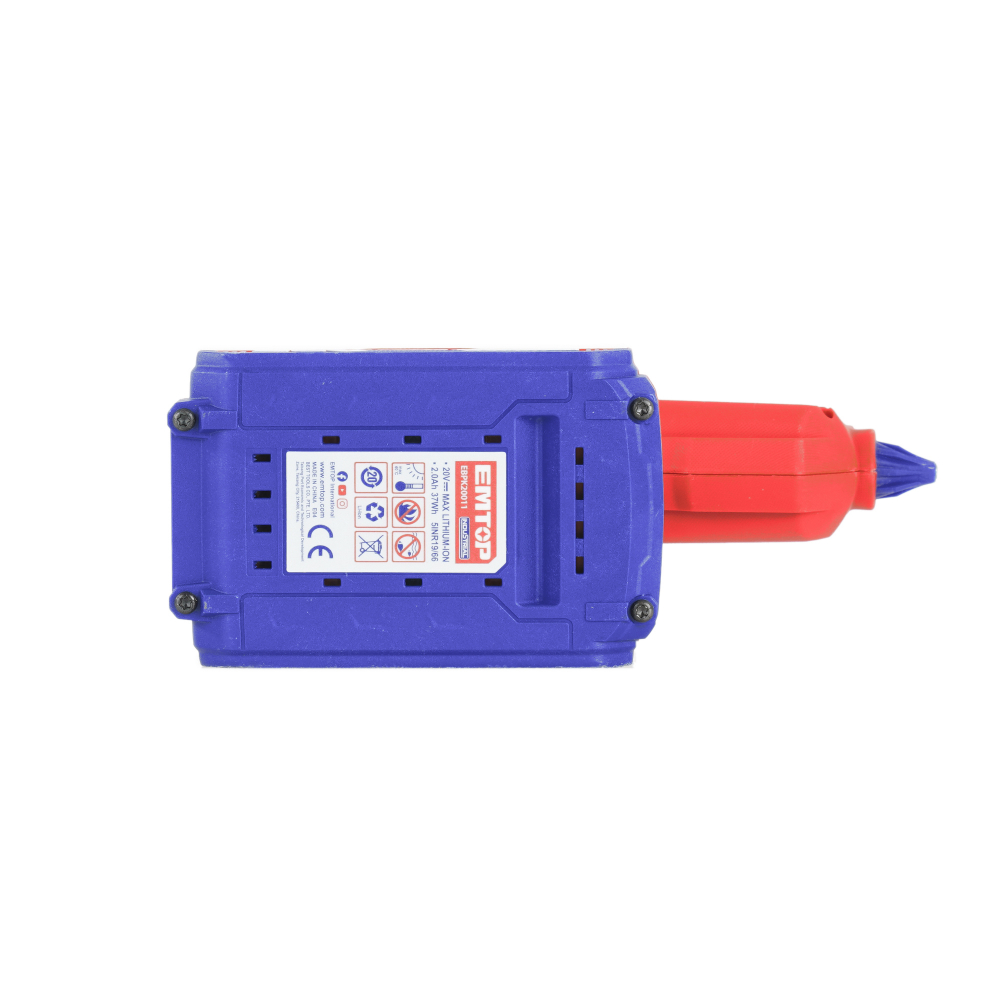 Pistol de lipit fara incarcator si acumulator, 11mm, 3buc clei 150mm - ELGG2002, EMTOP [6]