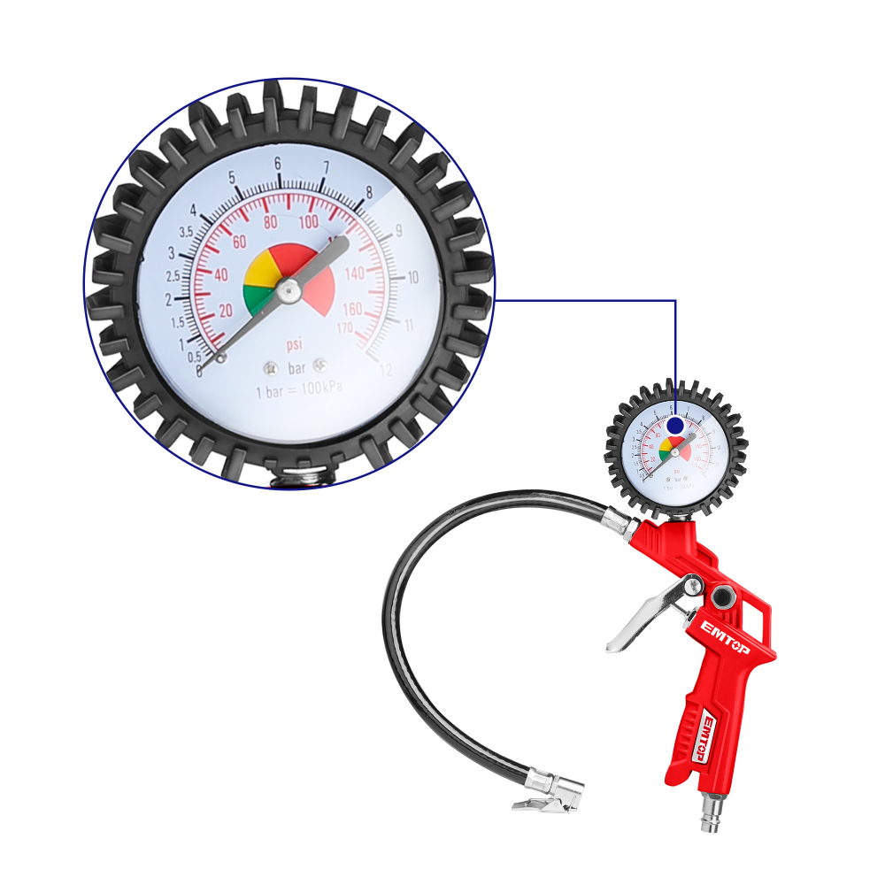 Pistol de umflare a pneurilor/anvelopelor - EASGT8501, EMTOP [4]