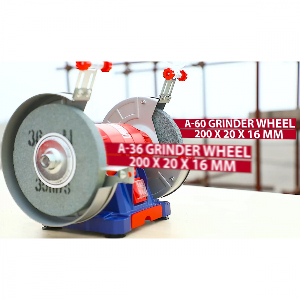 Polizor electric de banc 2 pietre 150mm, 150W - EBGR61501, EMTOP [10]