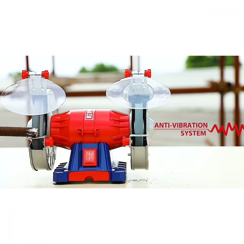 Polizor electric de banc 2 pietre 150mm, 150W - EBGR61501, EMTOP [5]